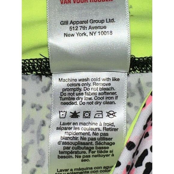DKNY Sport Black Multicolor Confetti Print High Waist Leggings Womens Medium NWT - Picture 5 of 9